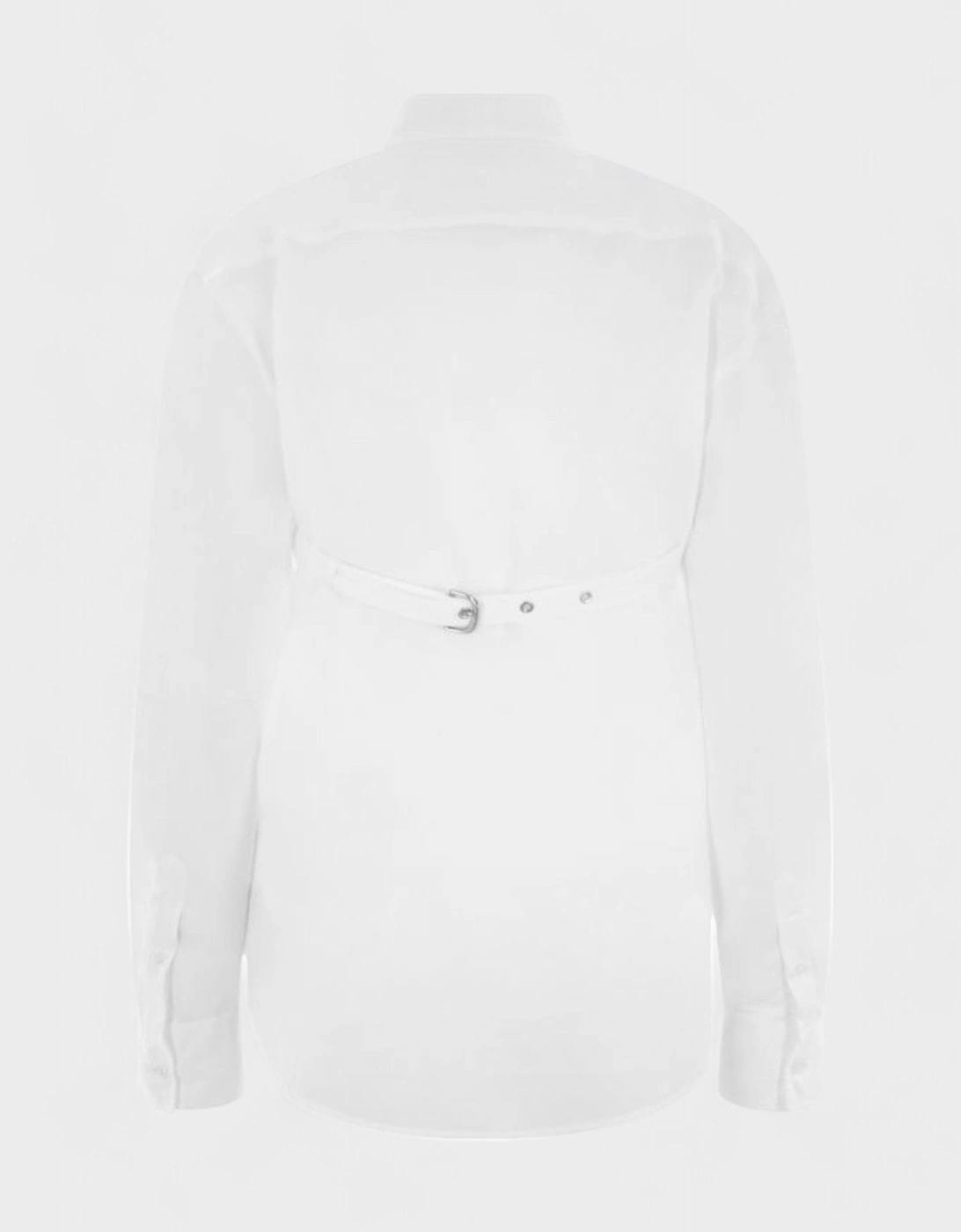 Poplin Cross Belt Shirt White, 6 of 5