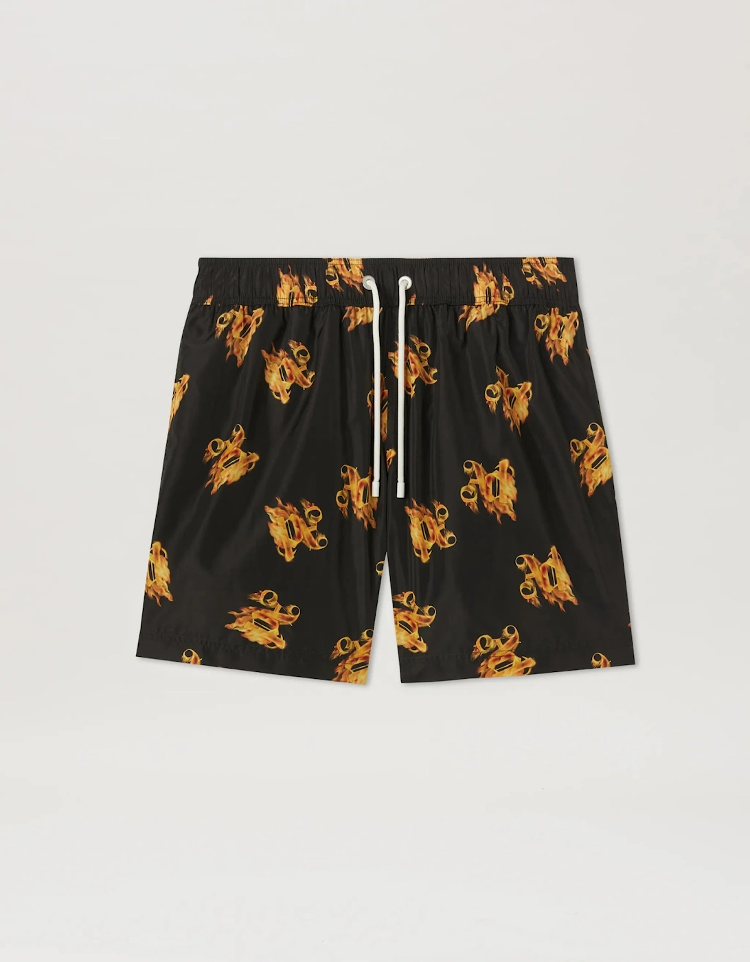 Burning Monogram Swim Shorts Black/Gold, 4 of 3