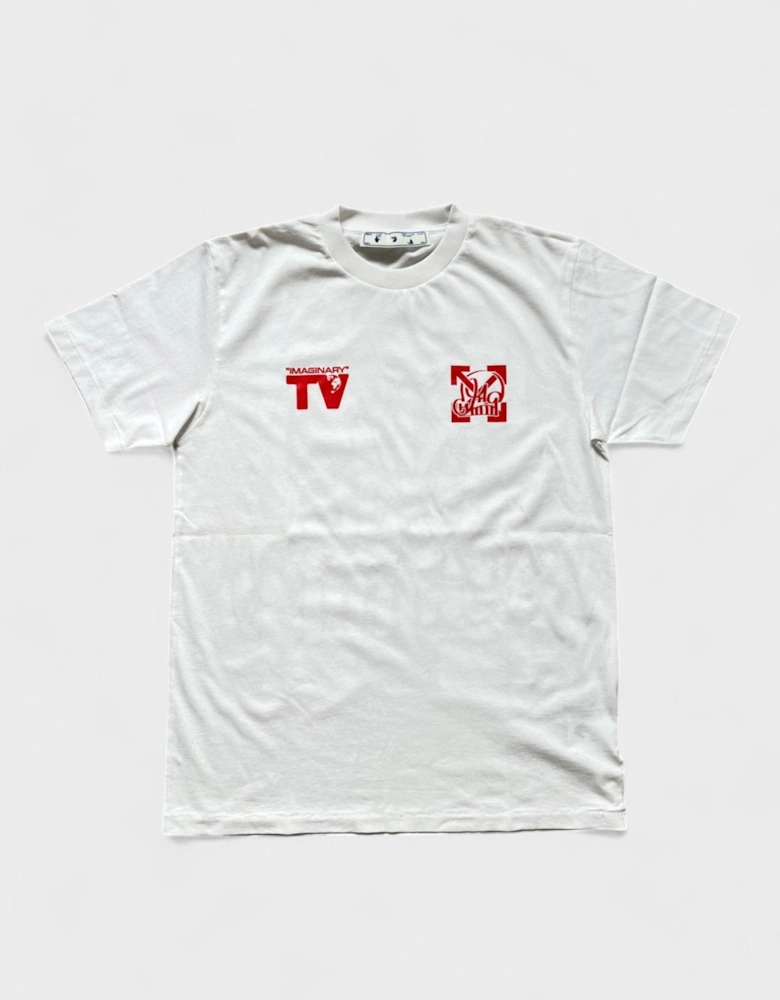 Off White Katsu TV S/S T-Shirt White Red