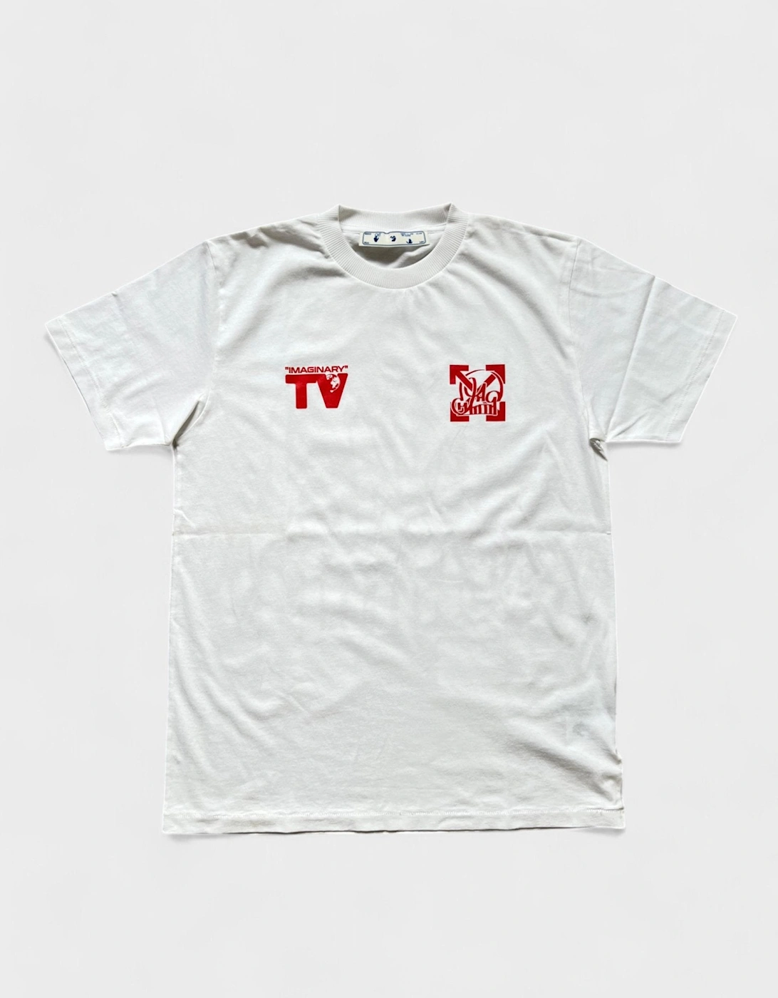 Off White Katsu TV S/S T-Shirt White Red