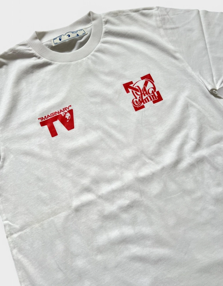 Off White Katsu TV S/S T-Shirt White Red