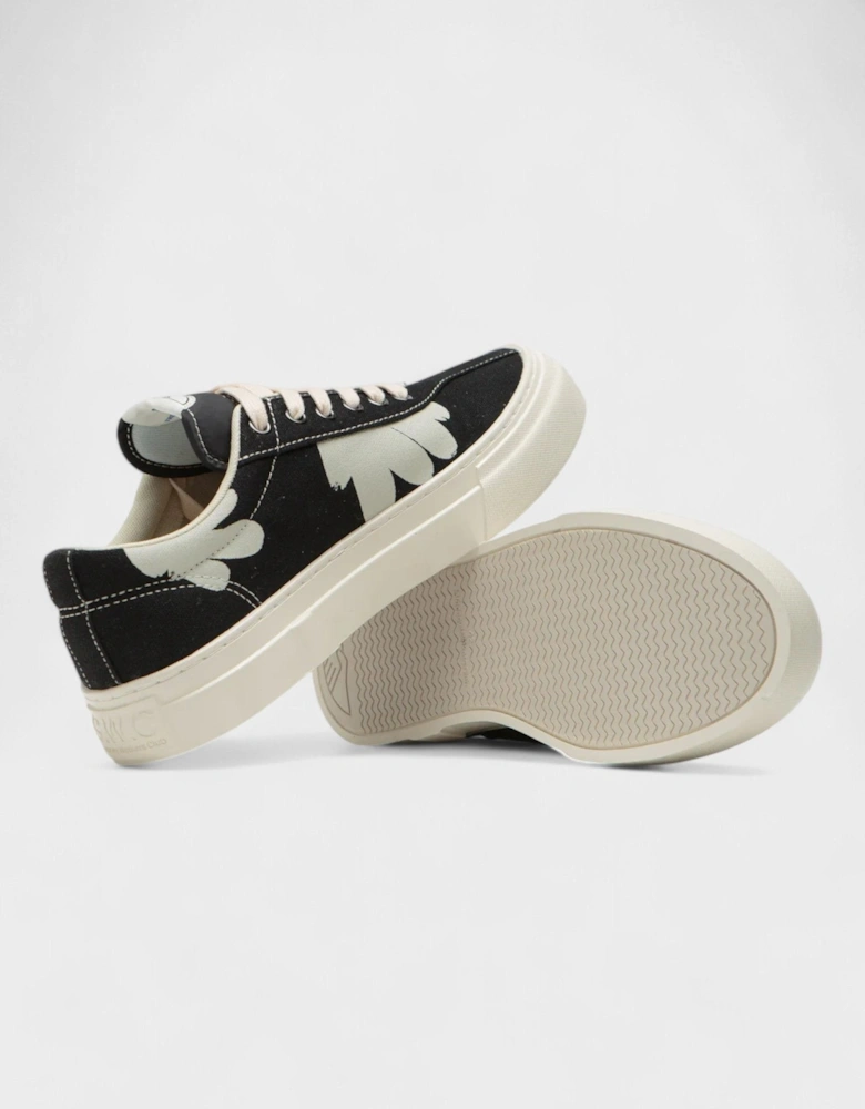 Dellow Cupsole Shroom Hands Shoes Black / White