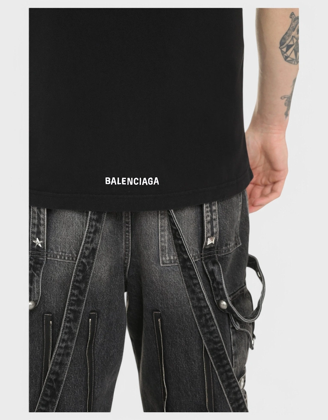 Back Hem Long Boxy Fit T-Shirt