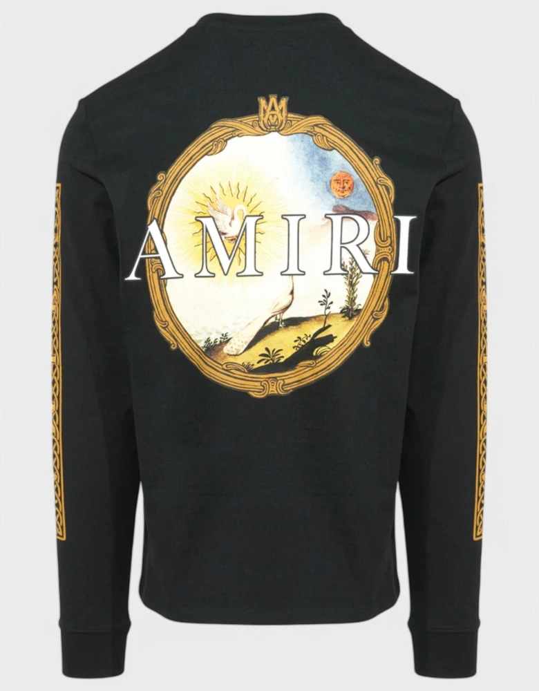 Landscape Frame Ls Tee Black