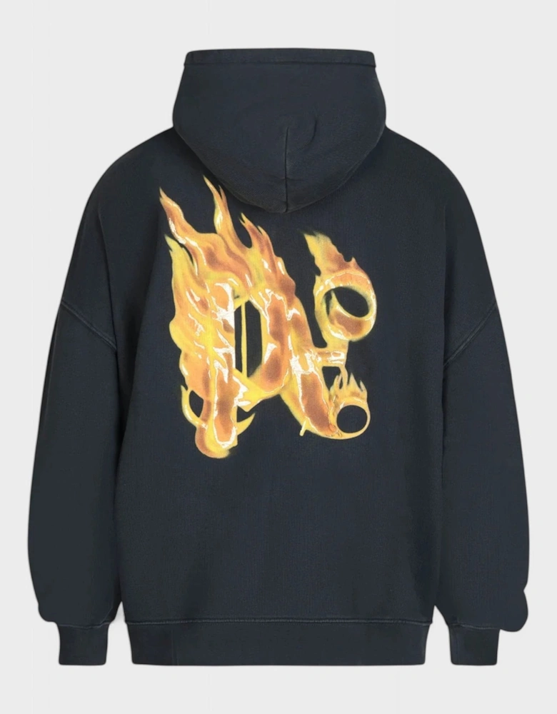 Back Burning Hoodie 'Black/Gold'