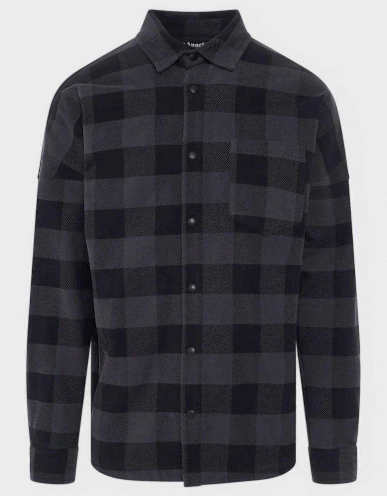 Curved Logo Shirt Black/Grey