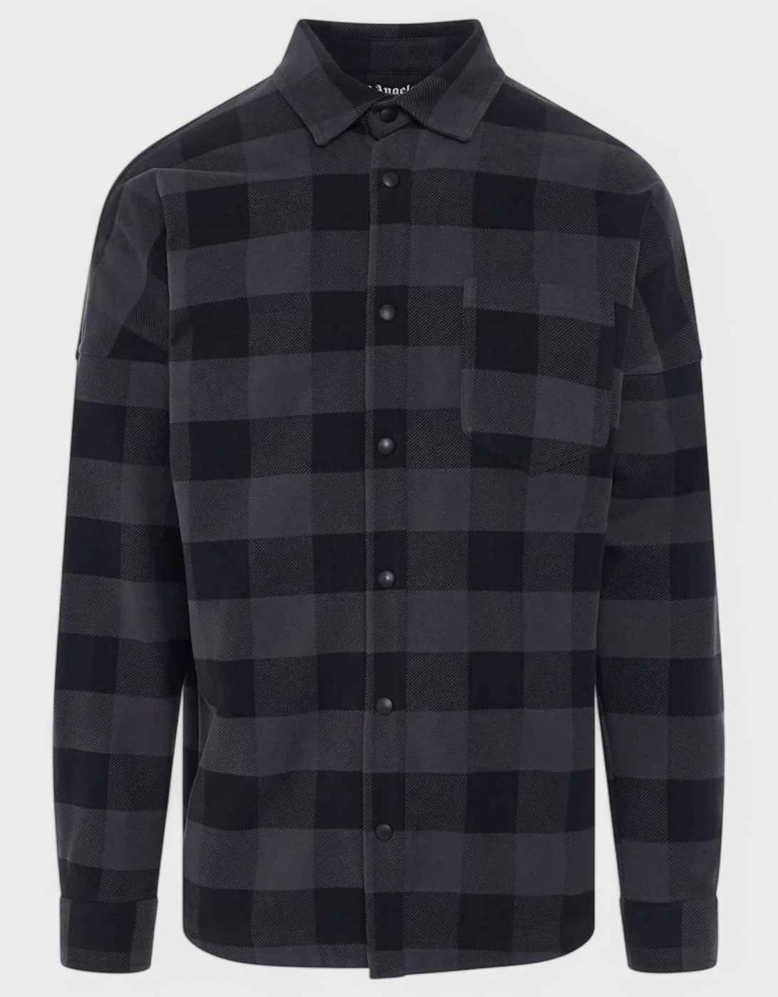 Curved Logo Shirt Black/Grey