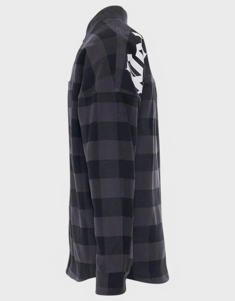 Curved Logo Shirt Black/Grey