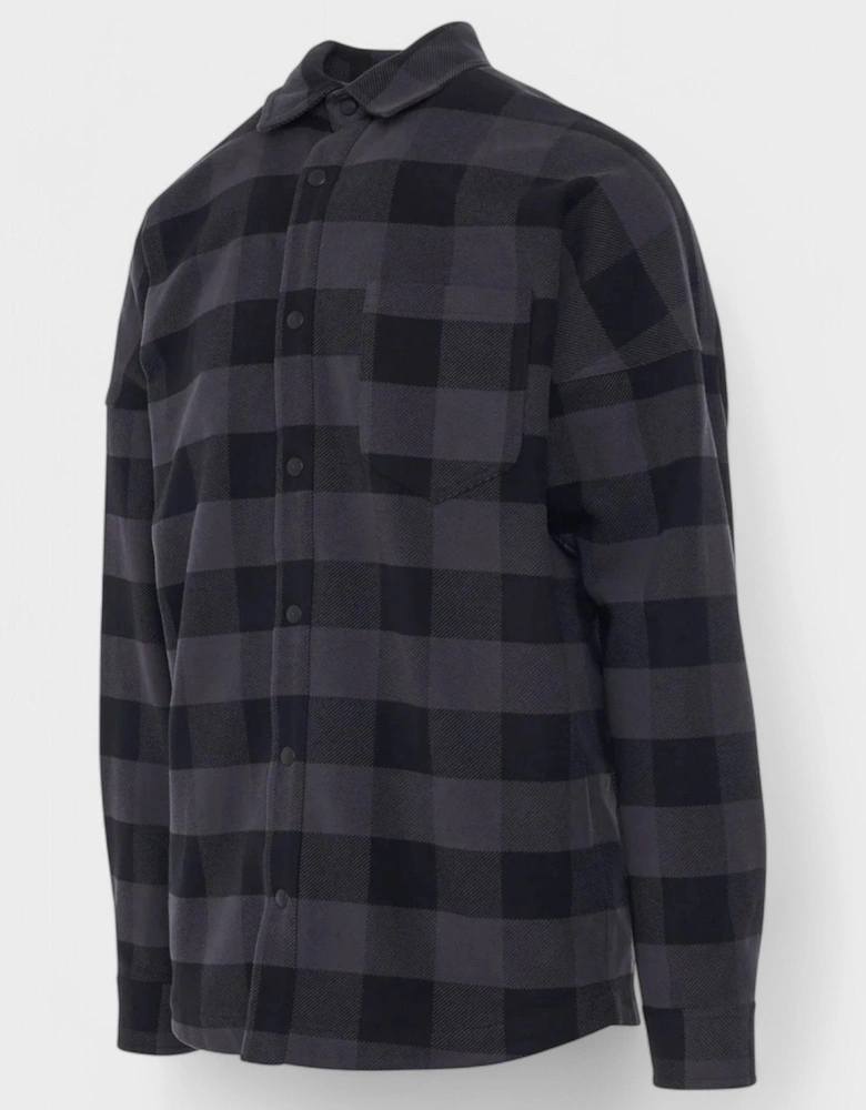 Curved Logo Shirt Black/Grey