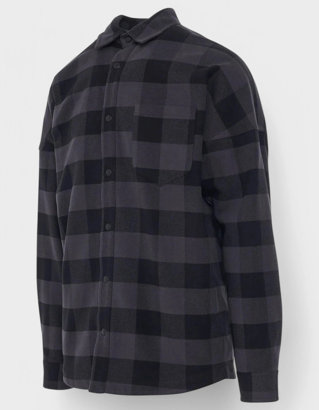 Curved Logo Shirt Black/Grey