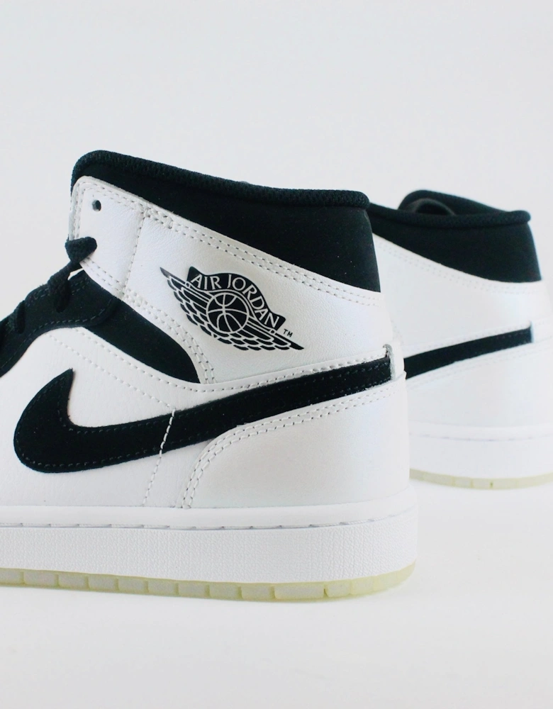 Air Jordan 1 Mid Diamond / White / Black