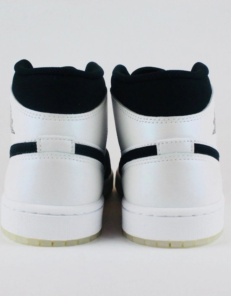 Air Jordan 1 Mid Diamond / White / Black