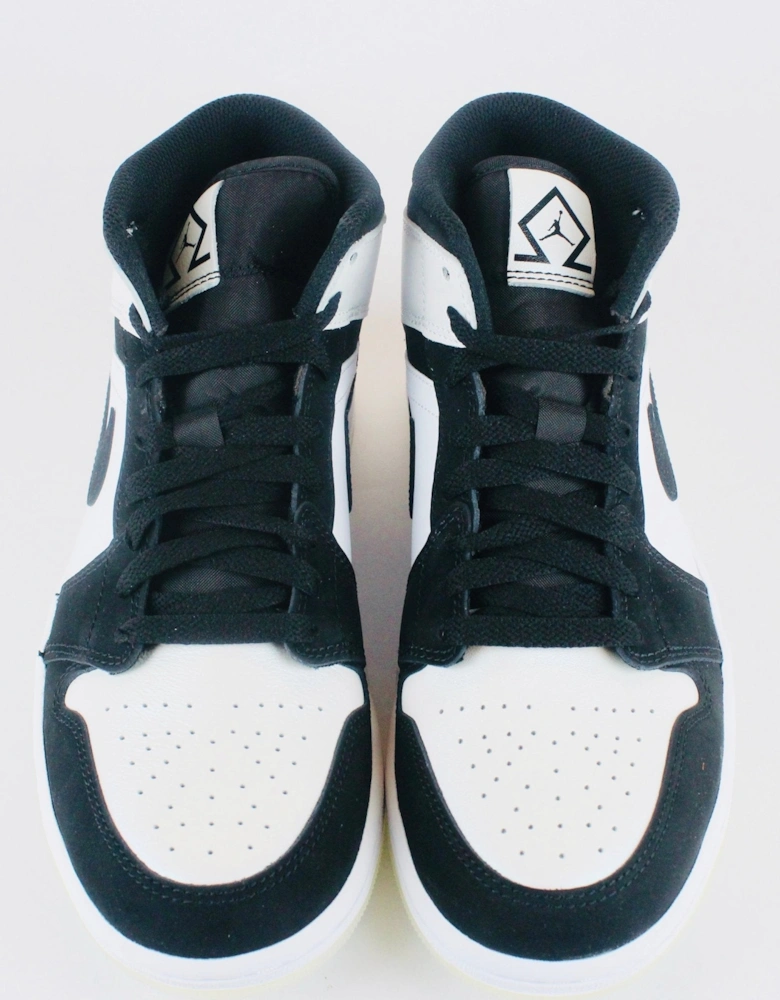 Air Jordan 1 Mid Diamond / White / Black