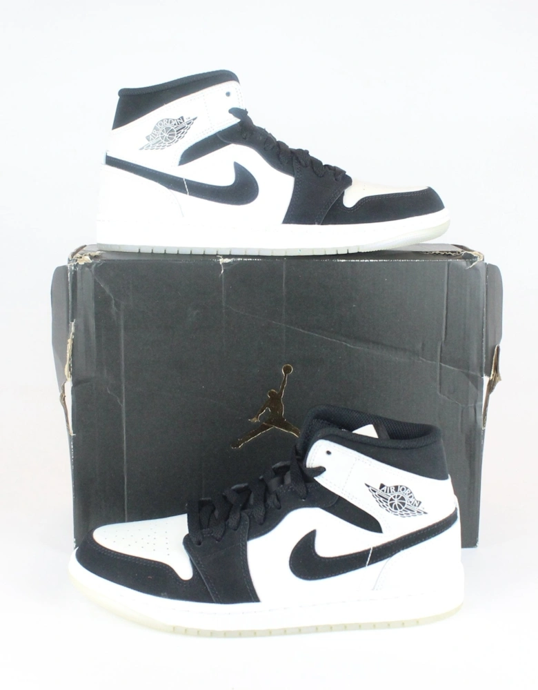 Air Jordan 1 Mid Diamond / White / Black