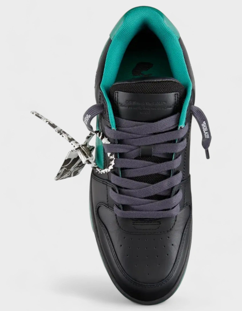 Out Of Office Leather Sneaker Black/ Green