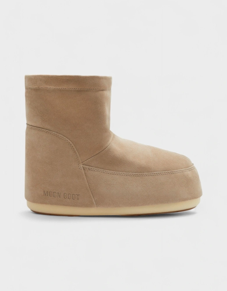 Moonboot icon Low Sand Suede Boots