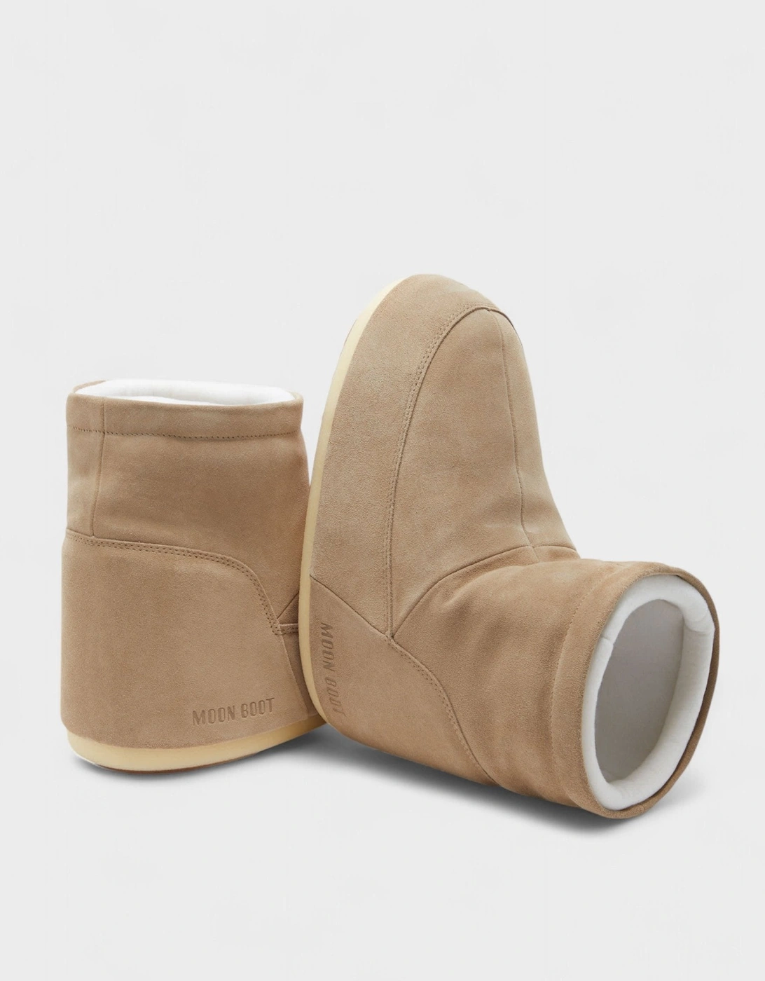 Moonboot icon Low Sand Suede Boots