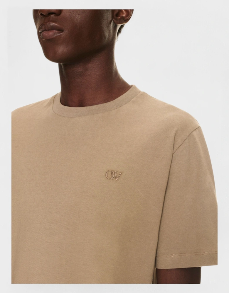 Ow Embroidered Slim S/S Tee