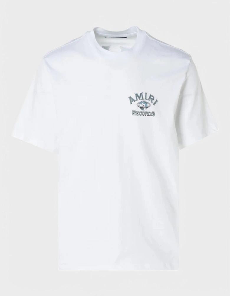 Global Records Tee White