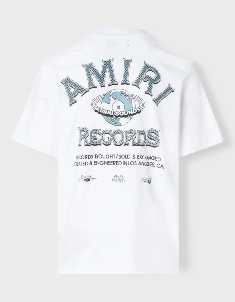 Global Records Tee White