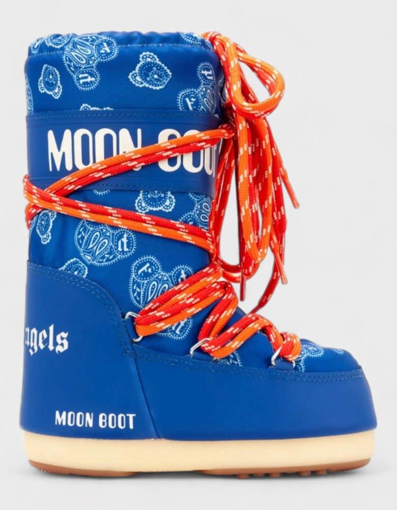 Icon Junior Paisley Bear-Print Moon Boots