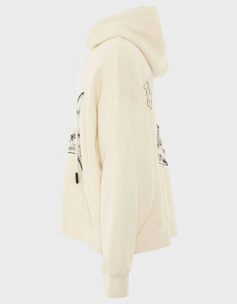 Split Shark Hoodie Butter/Black