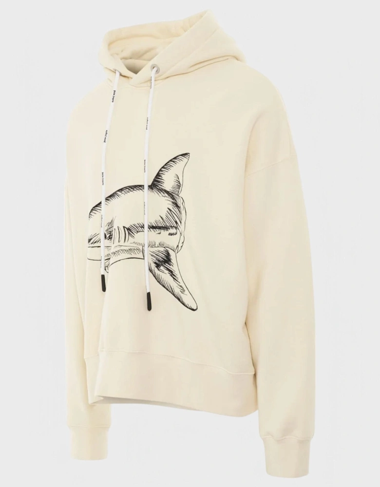 Split Shark Hoodie Butter/Black