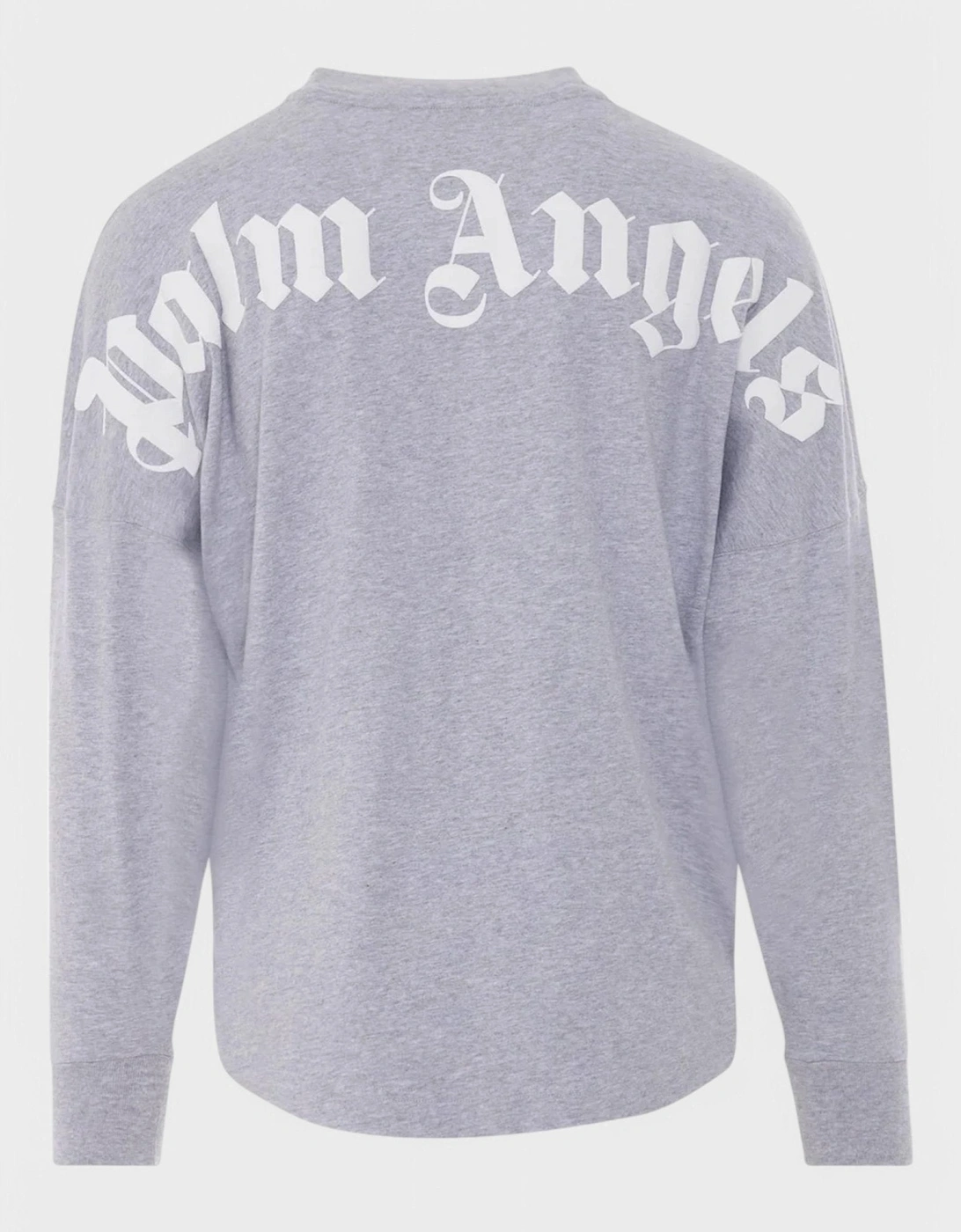 Gothic Logo Longsleeve T-Shirt Melange Grey, 5 of 4