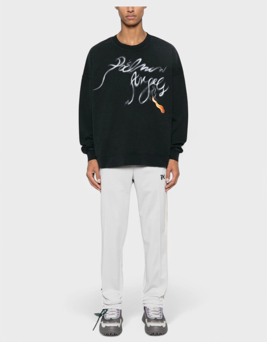 Foggy Sweatshirt 'Black White'