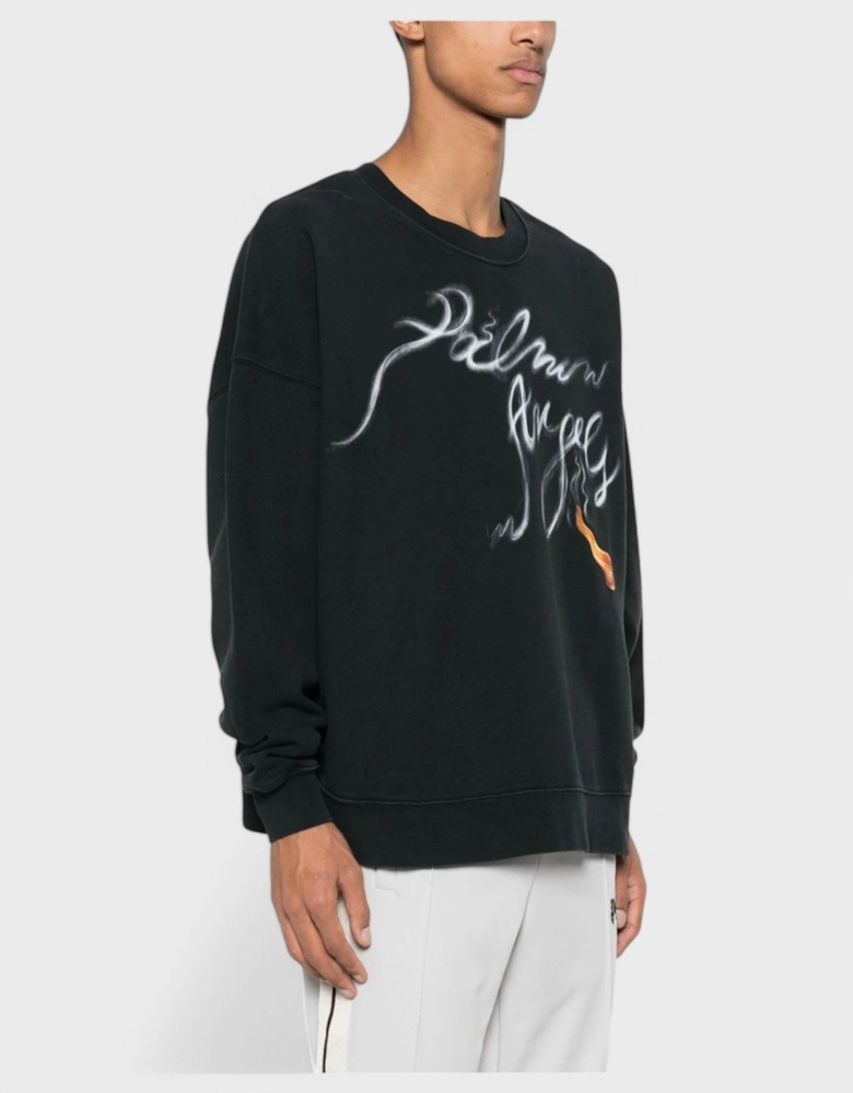 Foggy Sweatshirt 'Black White'