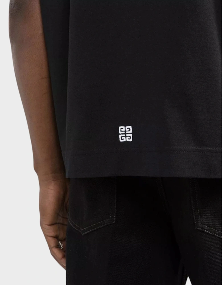 Short Sleve Logo Tee Black