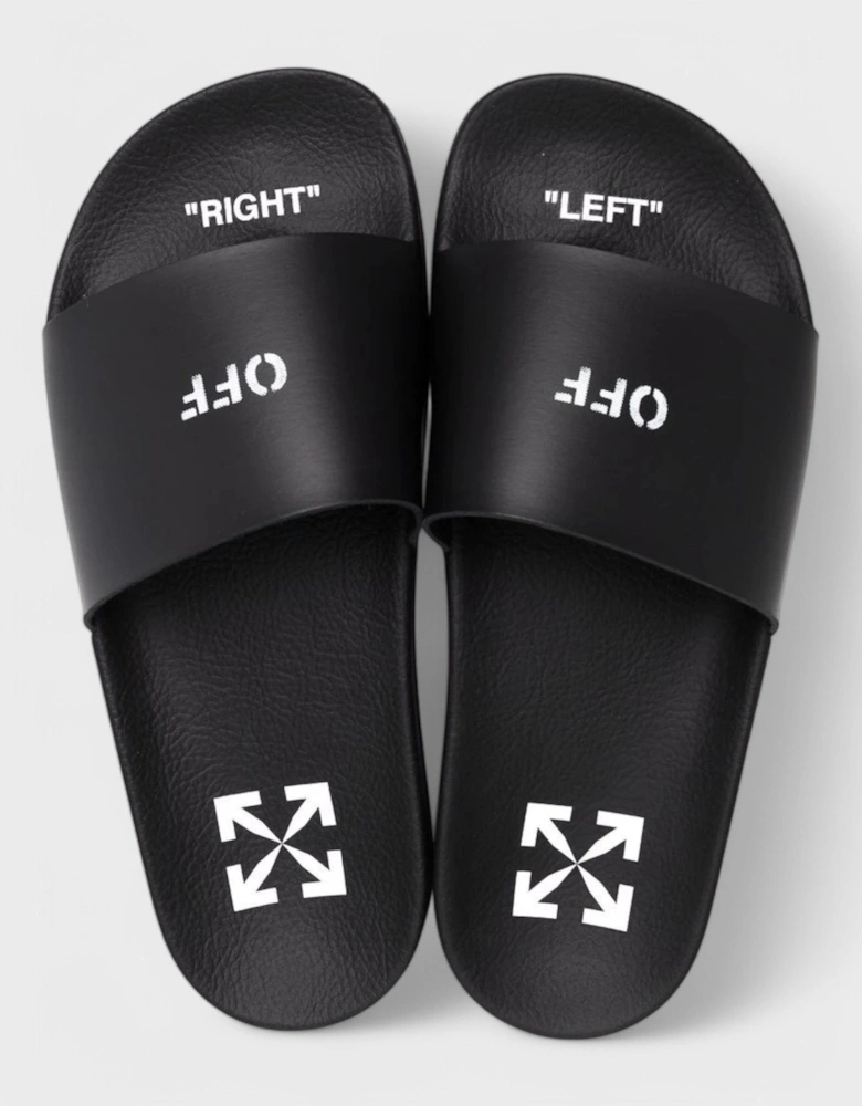 Pool Slides Black