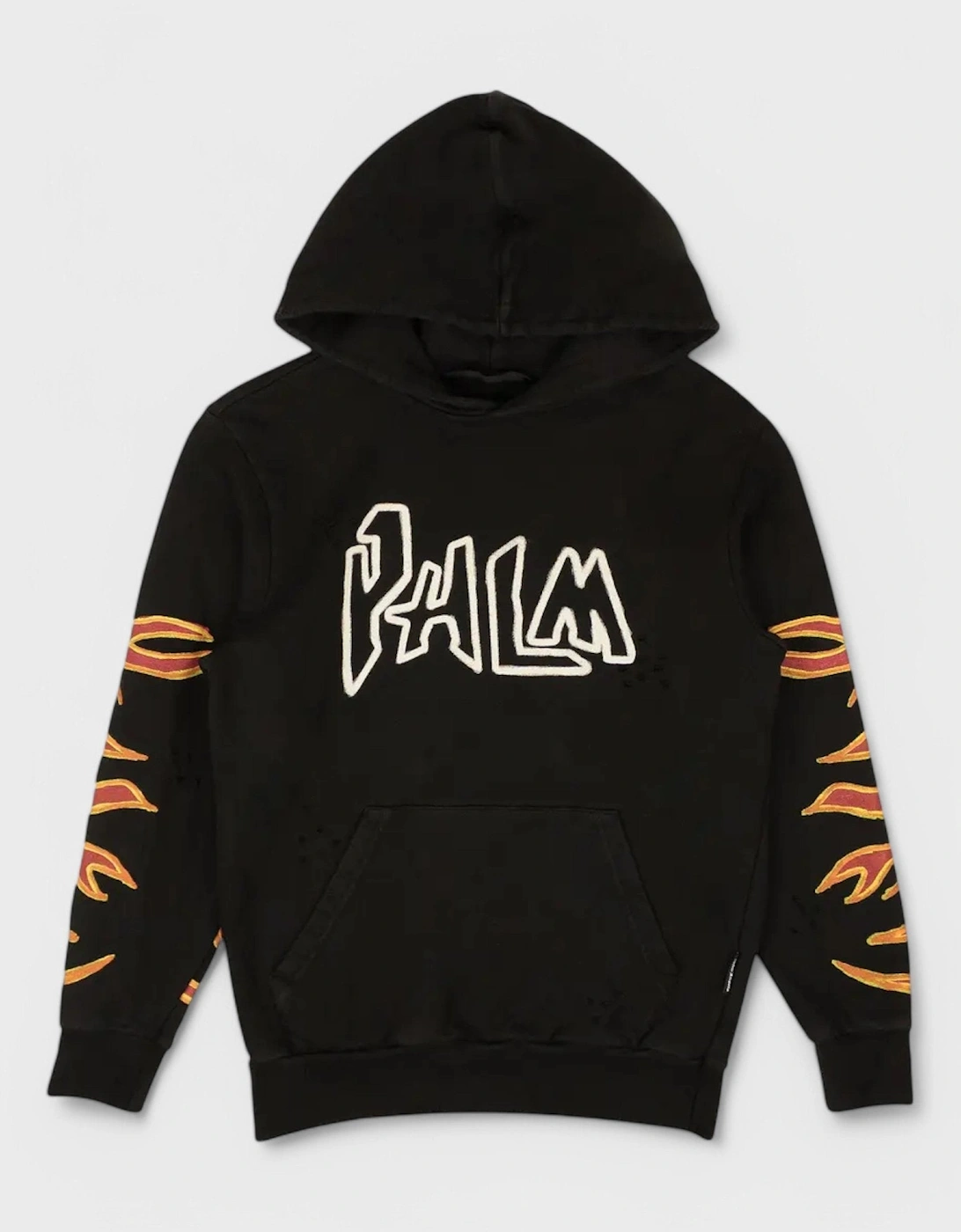 Graffiti Flames Hoodie Black/White, 3 of 2