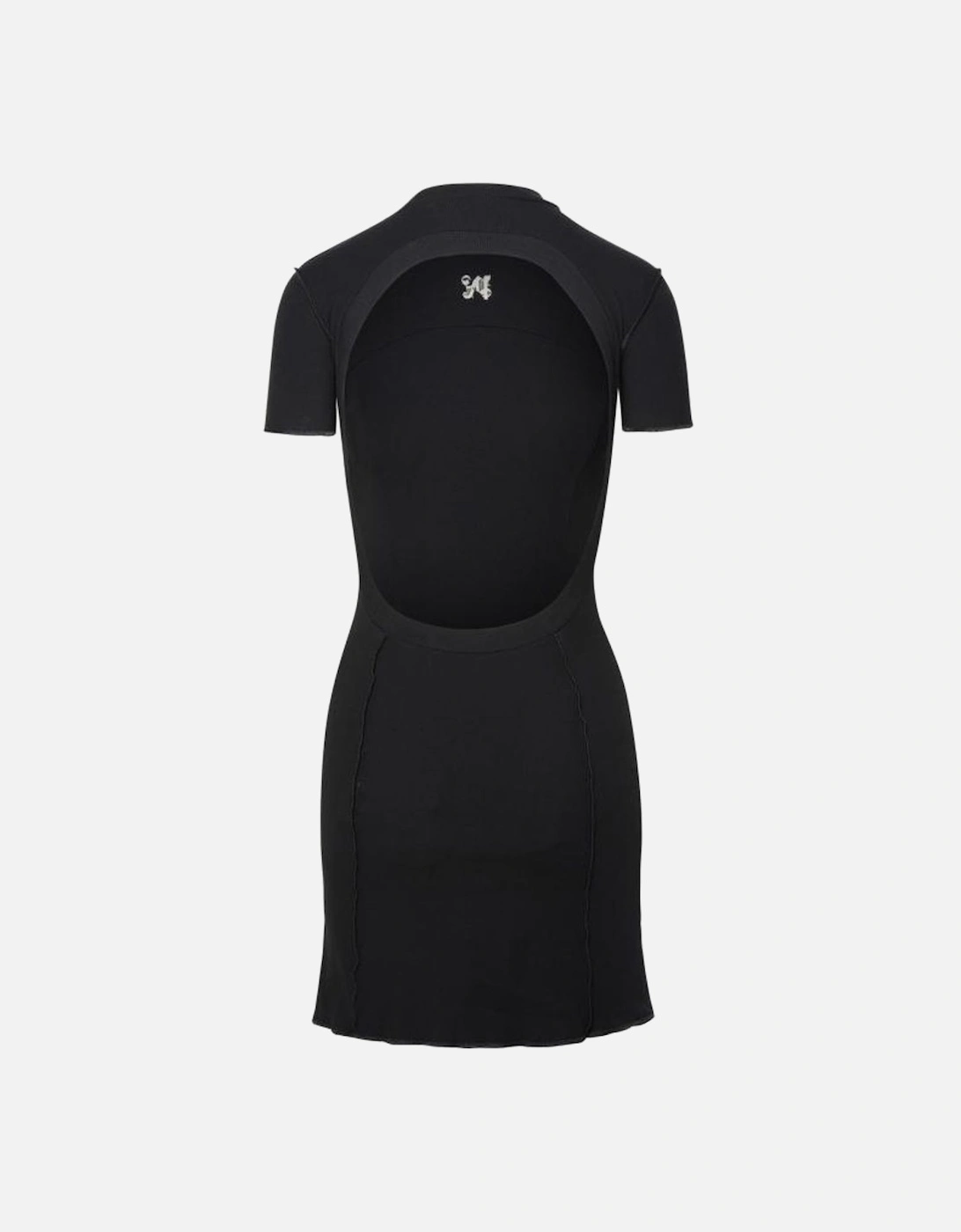 Monogram Mini Dress Black