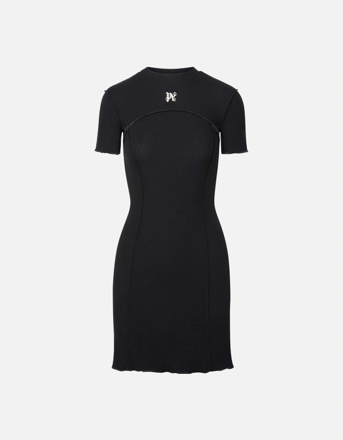 Monogram Mini Dress Black, 4 of 3
