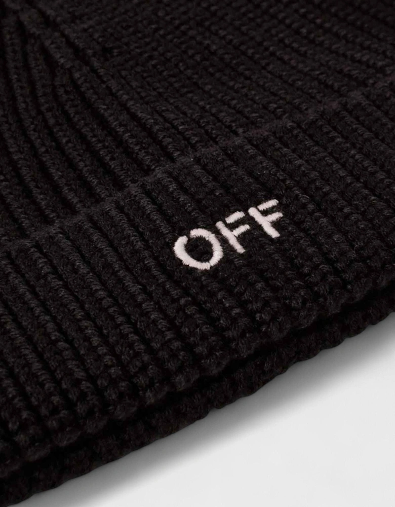 Wool Stamp Classic Beanie Black