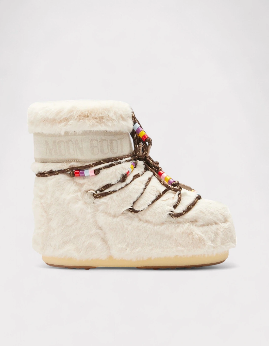 Moonboot Icon low Faux Fur Beads Beige, 4 of 3