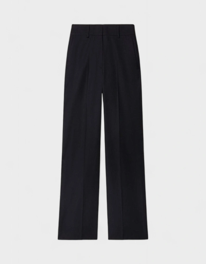 Wool Formal Over Pant Black
