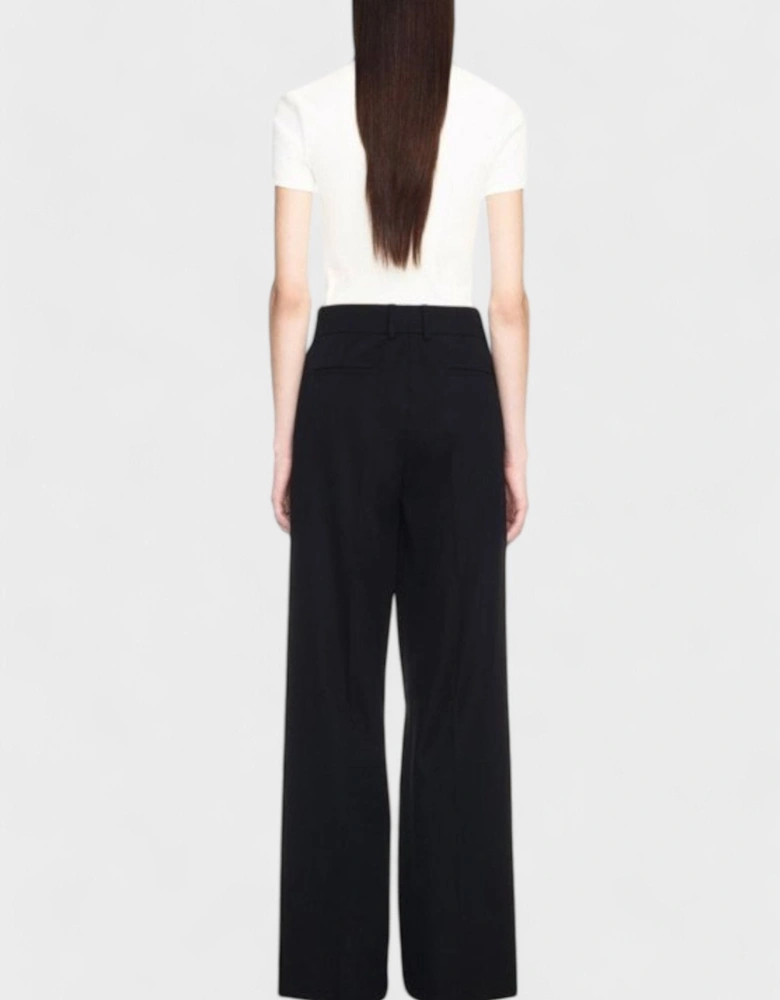 Wool Formal Over Pant Black