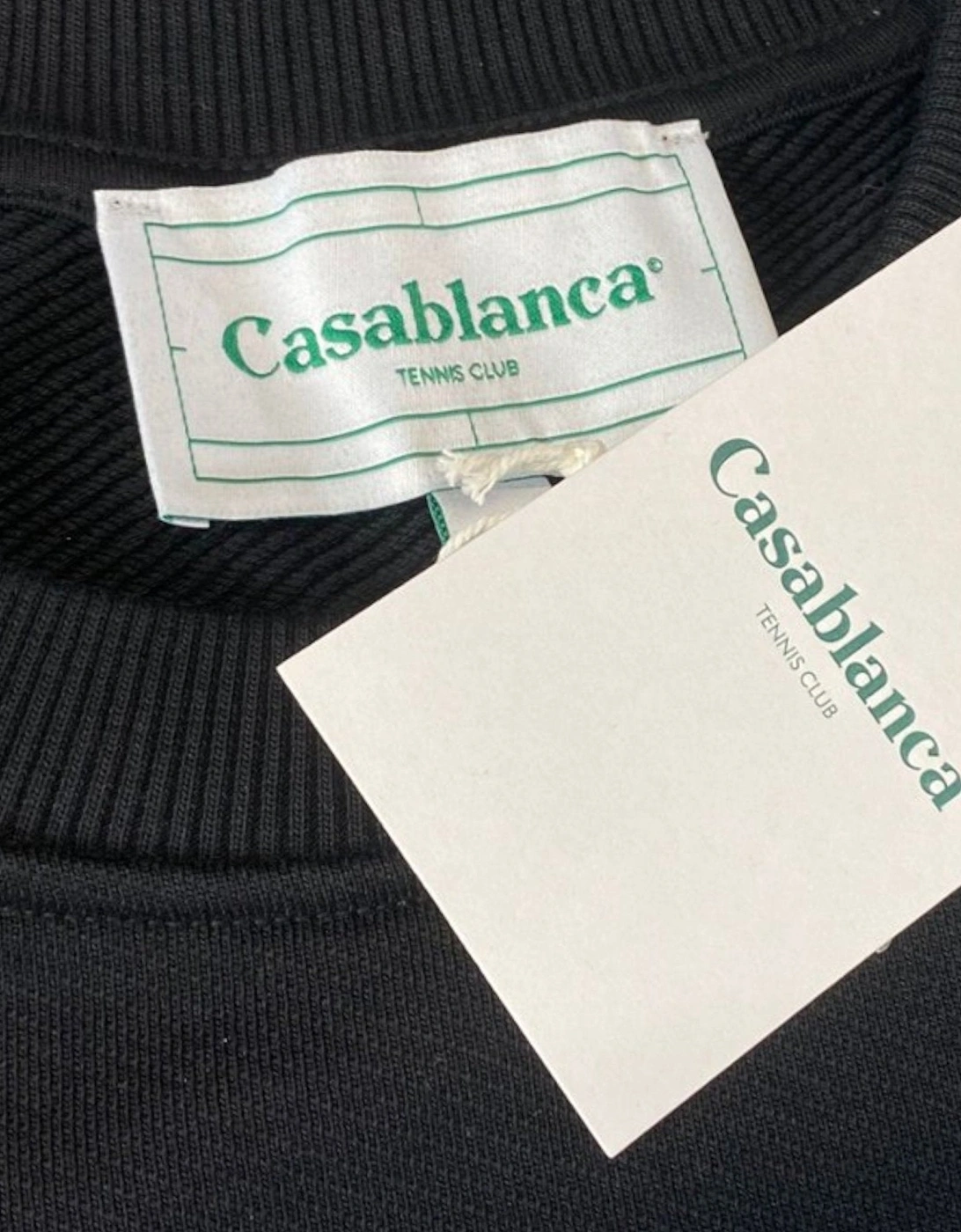 Tennis Club Sweatshirt Black