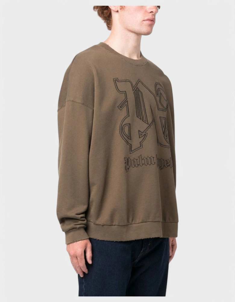 Monogram Statement Crew 'Brown/Black'