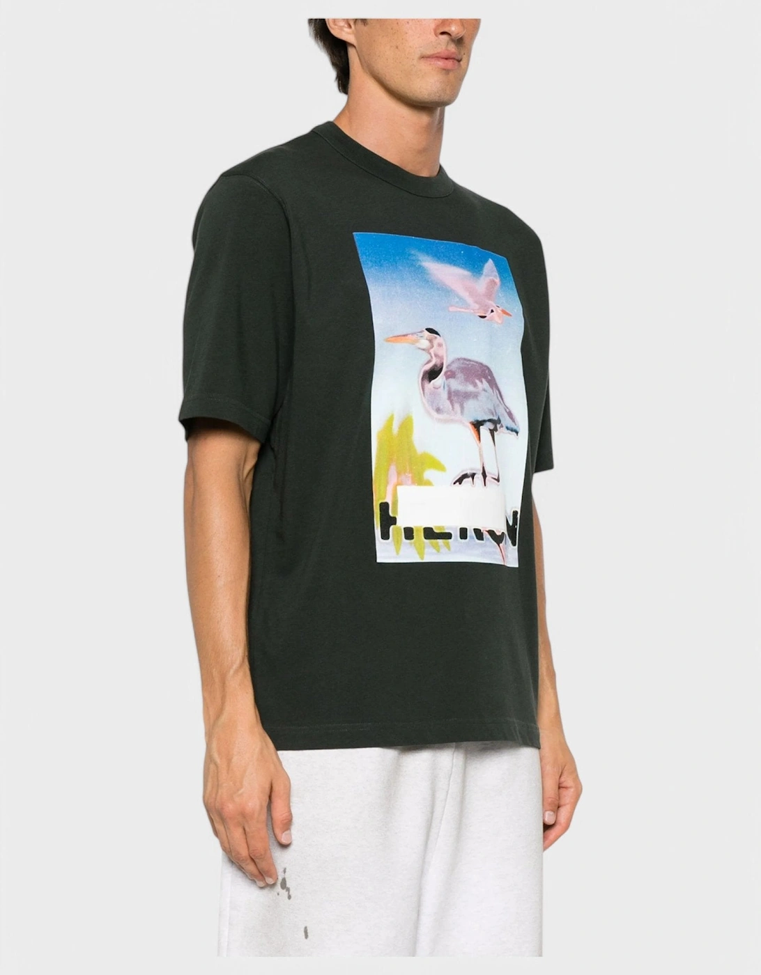 Censored Heron Tee Black