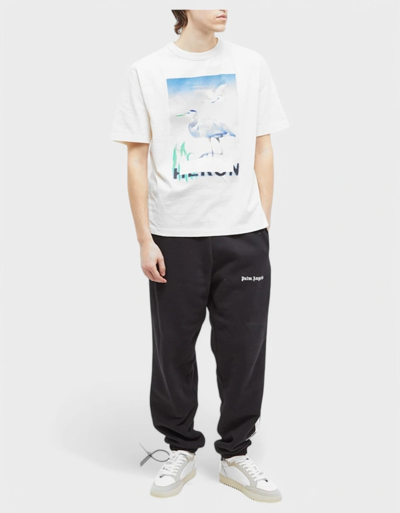 Censored Heron Tee White