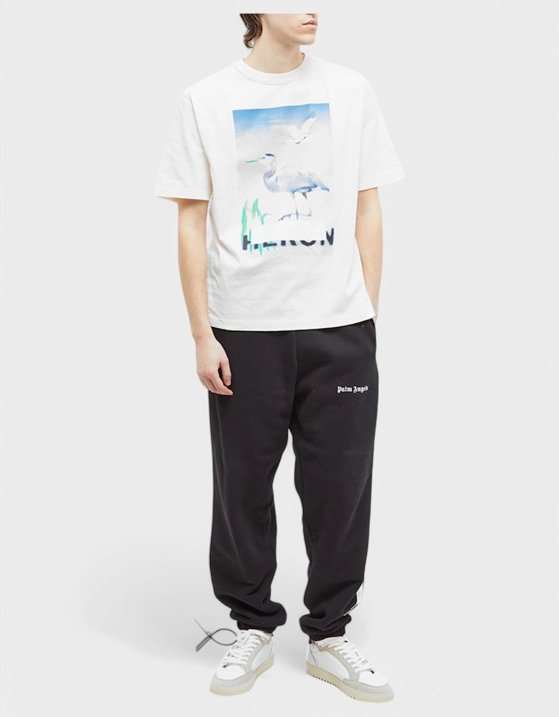 Censored Heron Tee White