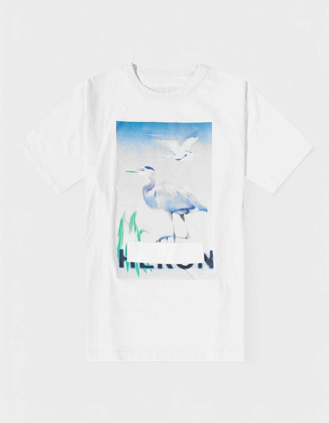 Censored Heron Tee White, 5 of 4
