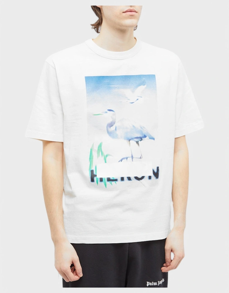 Censored Heron Tee White