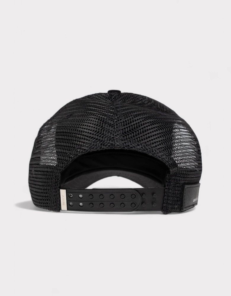 Wolf Logo Trucker Hat Black
