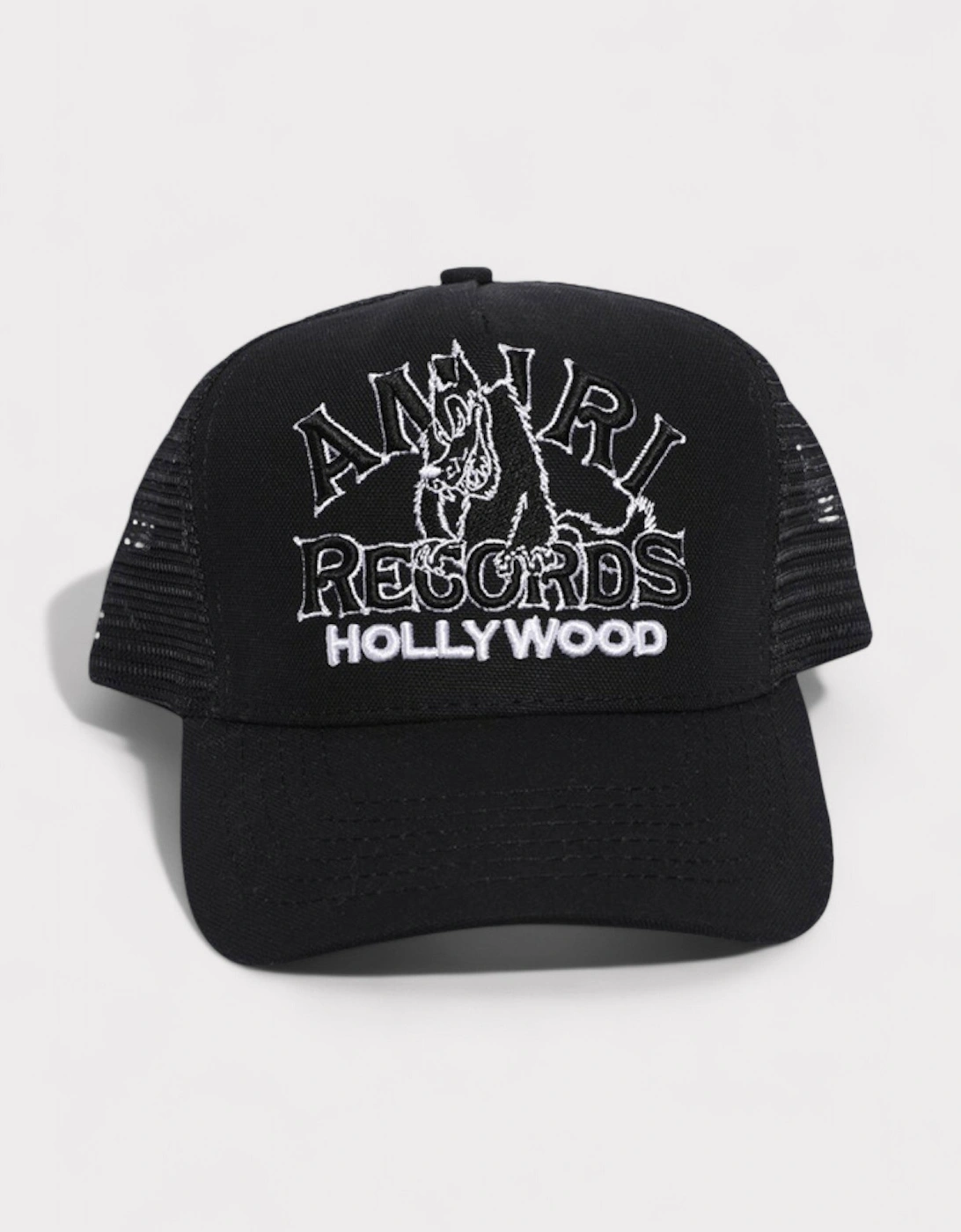 Wolf Logo Trucker Hat Black, 4 of 3