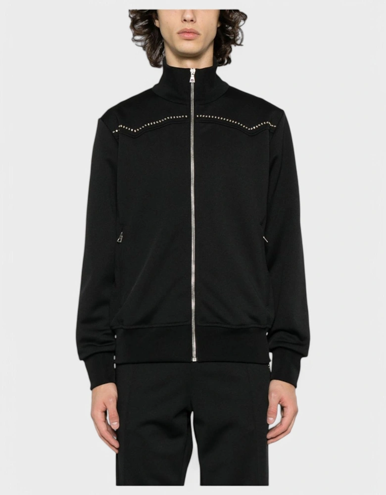 Monogram Stud Track Jacket 'Black/Silver'