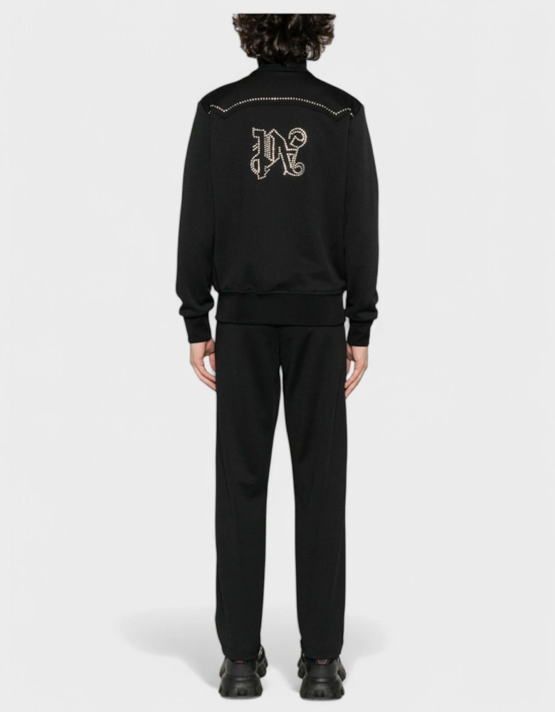 Monogram Stud Track Jacket 'Black/Silver'